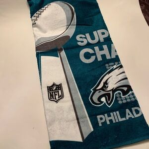 Philadelphia Eagles Super Bowl
LIX Champions Locker Room 22" x 42" Beach Towel